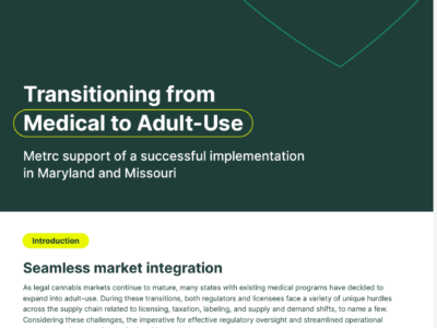 Transitioning from Medical to Adult-Use