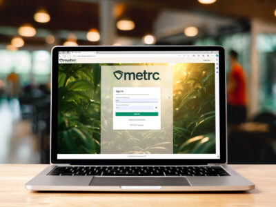 Metrc Sign-On screen