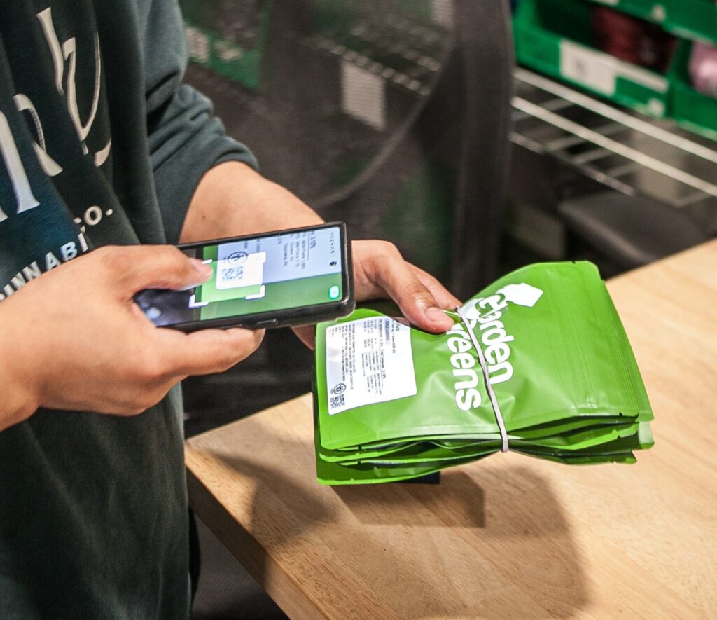 Scanning QR code